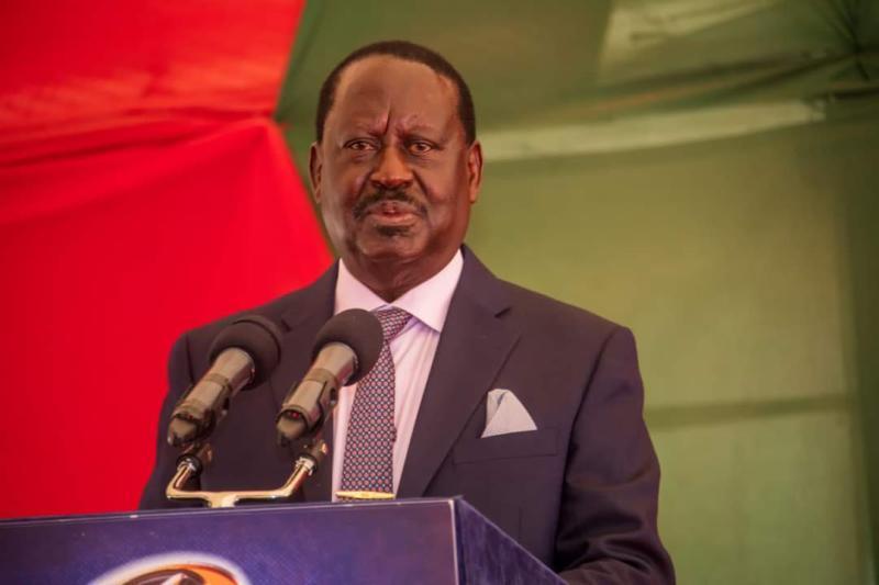 File image of Azimio leader Raila Odinga.